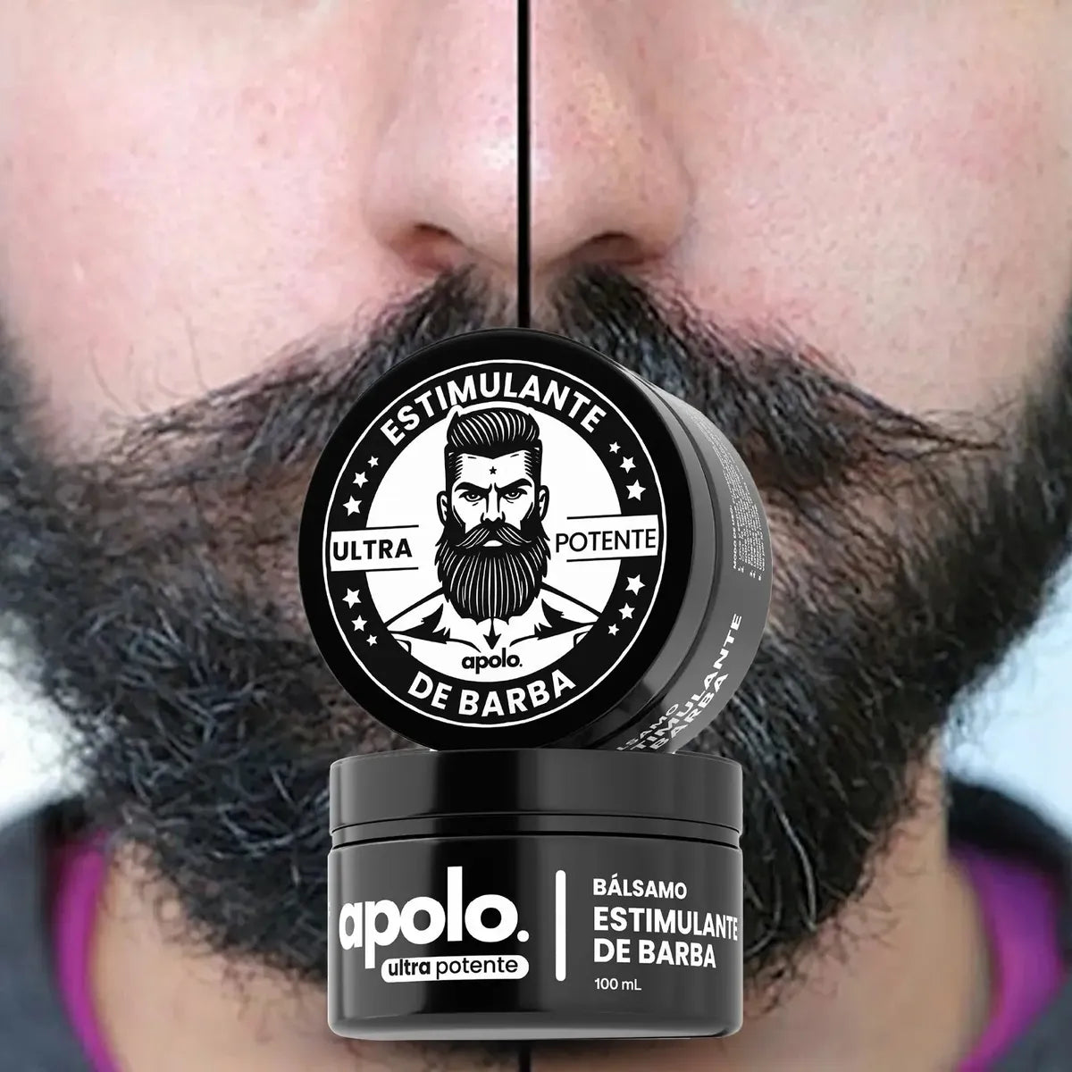 APOLO-Bálsamo estimulante de barba | Obtén la barba que siempre soñaste