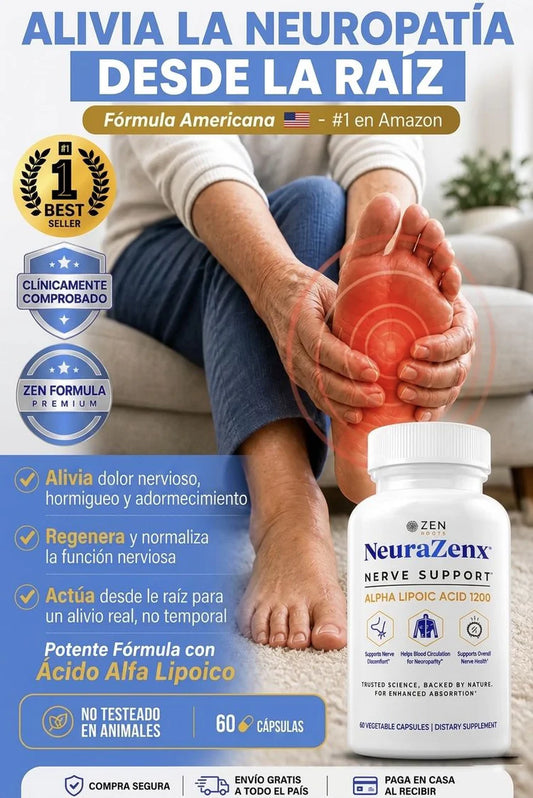 NEURAZENX | Alivia La Neuropatía Desde La Raíz